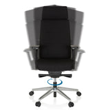 Draaifunctie van de Professionele bureaustoel MOVE-TEC PRO 3D in zwart met een stervormig onderstel van hjh OFFICE