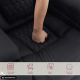 Bekleding van de Game Sport RX lounge stoel in zwart van hjh OFFICE (AI-gegenereerde afbeelding)