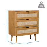 Maattekening van de Commode BOHEO K van 80 × 40 cm met een maximale belasting van 50 kg van hjh LIVING