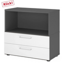 FlexWall | 2 OH | laden + kast | met verstelbare poten 