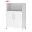 FlexWall | 3 OH | deuren + kast | met sokkelframe 