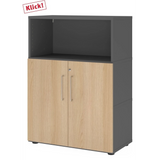 FlexWall | 3 OH | Deuren + kastromp | met stelvoeten 