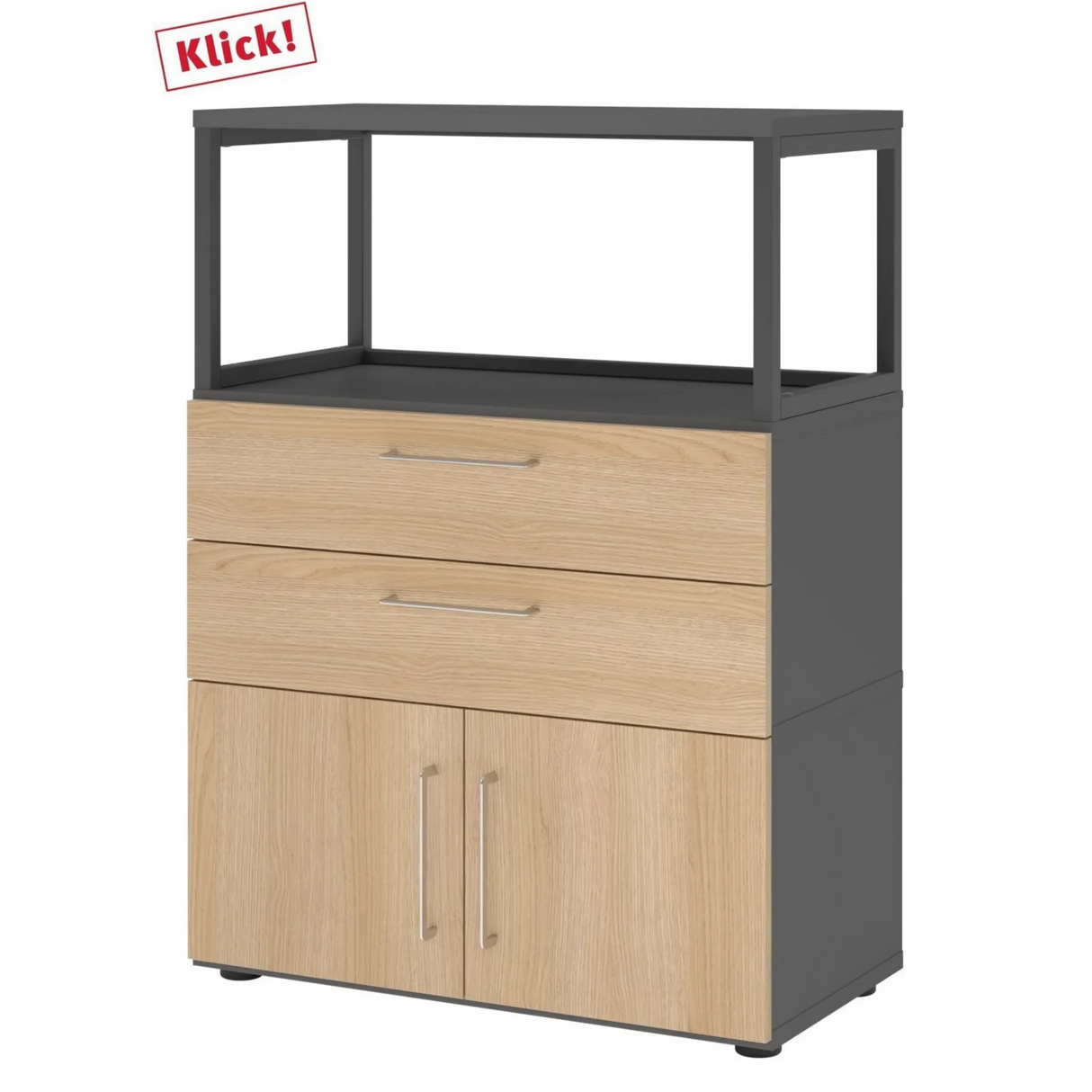 FlexWall | 3 OH | deuren + laden + frame | met verstelbare poten 