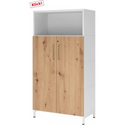 FlexWall | 4 OH | deuren + kast | met sokkelframe 
