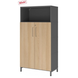 FlexWall | 4 OH | deuren + kast | met sokkelframe 
