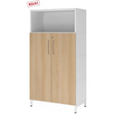 FlexWall | 4 OH | Türen + Korpus | mit Sockelgestell - buerostuhl24