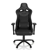 Zwarte Gamestoel GAMEBREAKER SX 04 met stikselpatroon en armleuningen van hjh OFFICE