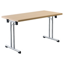 KALOS 14 | Inklapbare tafel | 140 cm | chroom - Systeem conferentietafel 