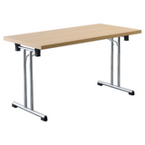 KALOS 14 | Inklapbare tafel | 140 cm | chroom - Systeem conferentietafel 
