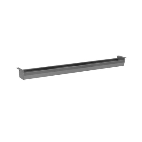 Horizontale kabelgoot KC G in grafiet met een lengte van 160 cm van hjh OFFICE PRO