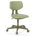 Groene Kinder bureaustoel KID COLORE met stoffen bekleding en vijf zwenkwielen van hjh OFFICE