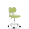Groene Kinder bureaustoel KIDDY TOP W met wit frame en zwenkwielen van hjh OFFICE