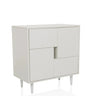 Witte Commode LYKKJA met vier versprongen frontkleppen en conische poten van hjh LIVING