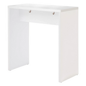 Witte conferentietafel MEETING MP104 met twee geïntegreerde haken onder het tafelblad van hjh OFFICE PRO