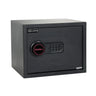 Zwarte Kluis SAFE COMPACT met digitaal toetsenbordslot en rode LED-indicator van hjh OFFICE