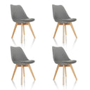 SCANDI 4 | 4 stuks per pakket - Shell-stoel 