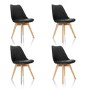 SCANDI 4 | 4 stuks per pakket - Shell-stoel 
