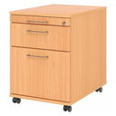 SIGNA AC20 | Mobiele container met hangmappen | Hout - Rolcontainer 
