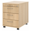 SIGNA AC30 | Mobiele container met 3 lades | Hout - Rolcontainer 
