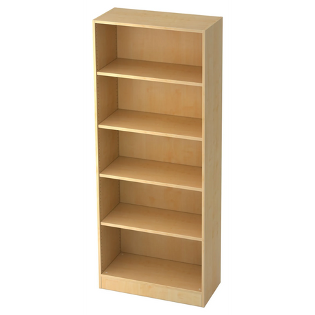 Open kast SIGNA B 6000 in esdoornlook met vijf planken van hjh OFFICE PRO