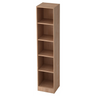 Kast SIGNA B 6040 in walnootlook met vier open opbergvakken van hjh OFFICE PRO