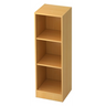 Open kast SIGNA B 6050 in beukenlook met drie planken van hjh OFFICE PRO