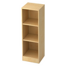 Open kast SIGNA B 6050 van licht esdoornhout met twee legplanken van hjh OFFICE PRO