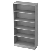 Grijze stellingkast SIGNA B 6400 met vijf planken en open design van hjh OFFICE PRO
