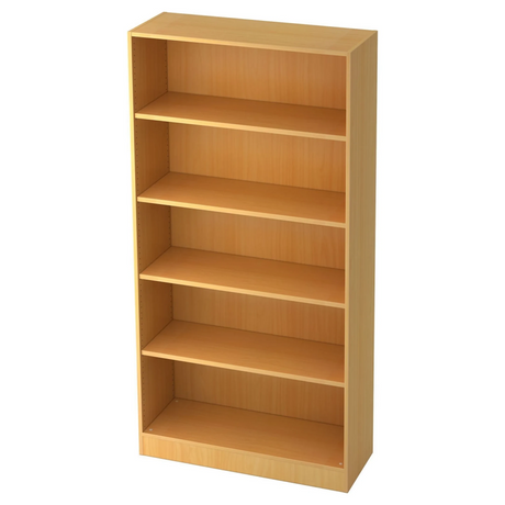 Open kast SIGNA B 6400 in licht beukenlook met vijf planken van hjh OFFICE PRO