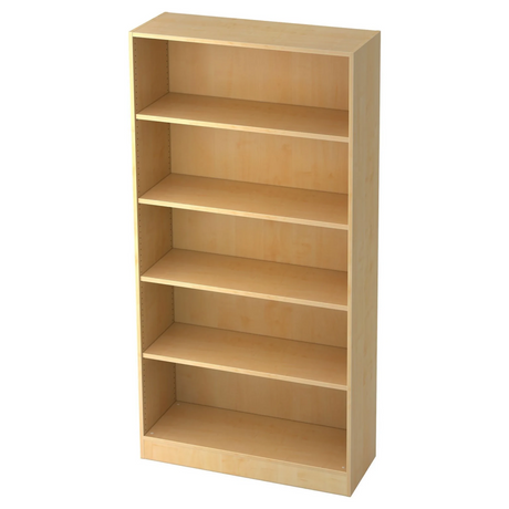Open kast SIGNA B 6400 in esdoornlook met vijf vakken van hjh OFFICE PRO