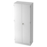 Witte archiefkast SIGNA K 6100 SG met twee deuren en een centraal slot van hjh OFFICE PRO