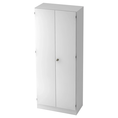 Witte archiefkast SIGNA K 6100 SG met twee deuren en een centraal slot van hjh OFFICE PRO