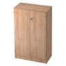 Kast SIGNA K 6550 SG in walnoot-look met twee deuren en een centraal slot van hjh OFFICE PRO