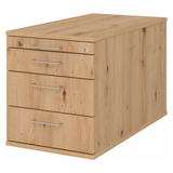 SIGNA TC30 | Mobiele container met 3 lades | Hout - Rolcontainer 