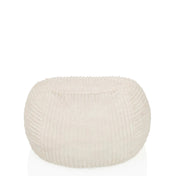 Beige zitzak Sitzolo R met geribbelde oppervlaktestructuur van hjh LIVING
