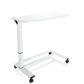 Wit Zit- Sta bureau STAND II met in hoogte verstelbare poot en vier zwenkwielen van hjh OFFICE