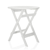 Witte Klaptafel TRAVANO T met vierkant blad en X-onderstel van hjh LIVING