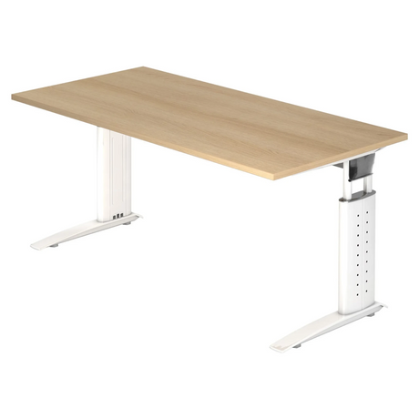 UNDA 16 W | 160x80 | Schreibtisch höhenverstellbar - buerostuhl24