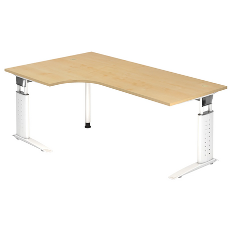 UNDA 82 W | 200x120 | Schreibtisch höhenverstellbar - buerostuhl24