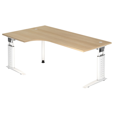 UNDA 82 W | 200x120 | Schreibtisch höhenverstellbar - buerostuhl24