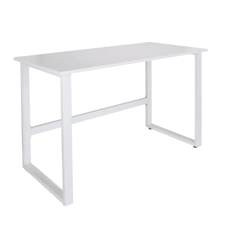 Wit Bureau WORKSPACE LIGHT I met een eenvoudig tafelblad en U-vormig onderstel van hjh OFFICE