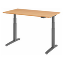 XBHM 14 GG | 140x80 | Elektrisch in hoogte verstelbaar bureau 