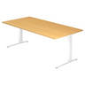 XTRA XB 2E WW | 200x100 | Schreibtisch höhenverstellbar - buerostuhl24